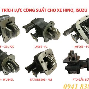 cóc trích lực xe Hino, trích công suất (PTO) xe tải Hino