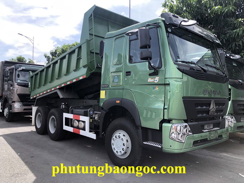 Bảng giá xe tải Howo 2022 mới nhất 12/2022 2 xe ben howo 3 chân