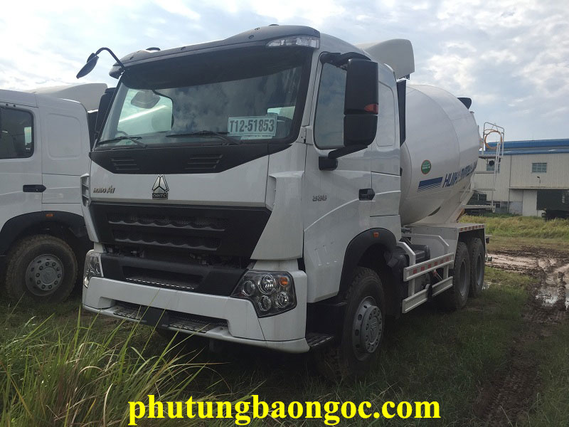Bảng giá xe tải Howo 2022 mới nhất 12/2022 10 xe bồn trộn bê tông Howo 12 khối