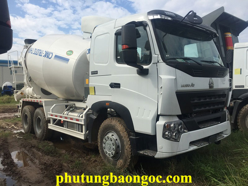 Bảng giá xe tải Howo 2022 mới nhất 12/2022 9 xe trộn bê tông Howo 10 khối